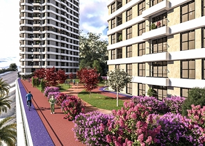 Residential complex on the highest hill in Istanbul, overlooking the Princes' Islands