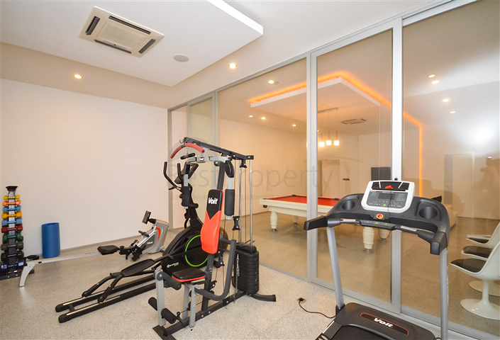 Luxury apartment with view characteristics on the Alanya coast