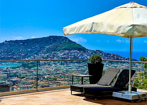 Luxury apartment with view characteristics on the Alanya coast
