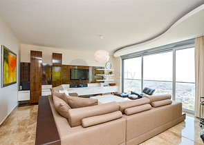 Luxury apartment with view characteristics on the Alanya coast