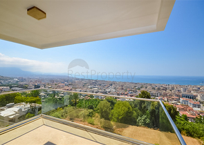 Luxury apartment with view characteristics on the Alanya coast