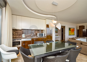 Luxury apartment with view characteristics on the Alanya coast