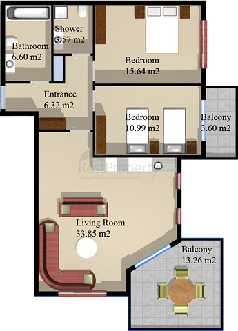 Apartaments and penthouses in Oba, Alanya