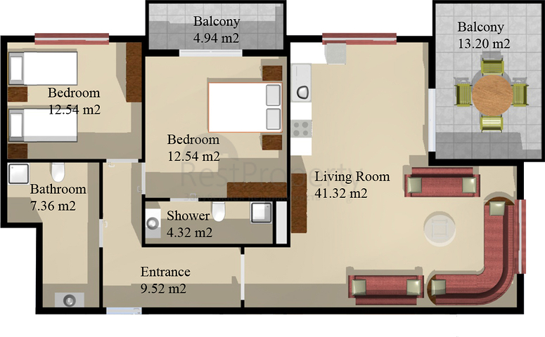 Apartaments and penthouses in Oba, Alanya