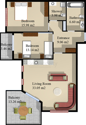 Apartaments and penthouses in Oba, Alanya