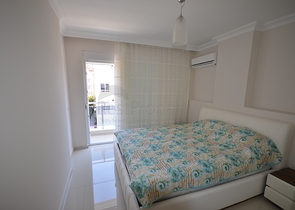 Beautiful 2+1 apartment with sea view in the center of Oba