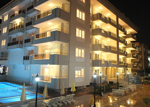 Beautiful 2+1 apartment with sea view in the center of Oba