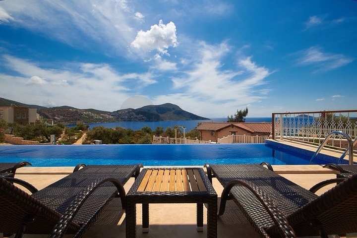 4+1 Villa with sea view in Kalkan