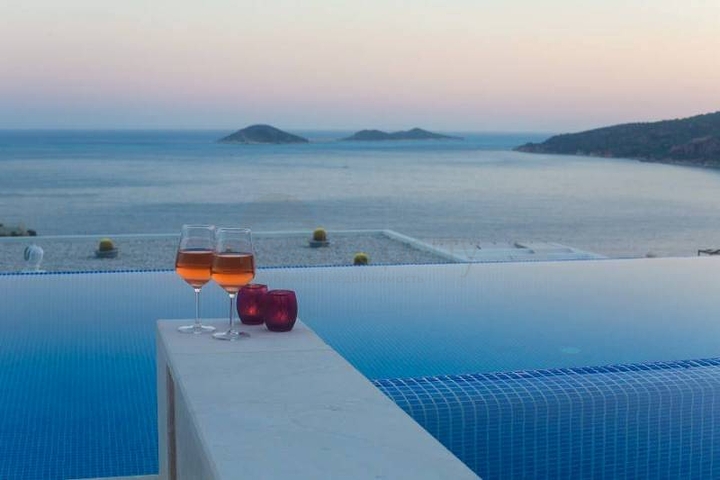 Modern villa with sea view in Kalkan