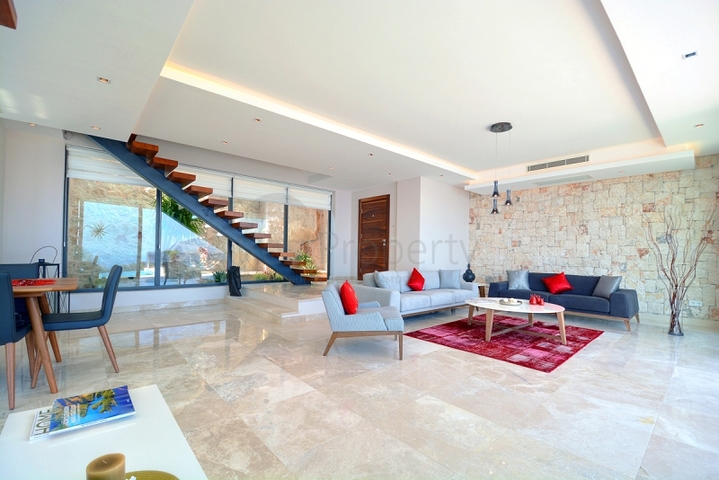 Magnificent villa with sea view in Kalkan