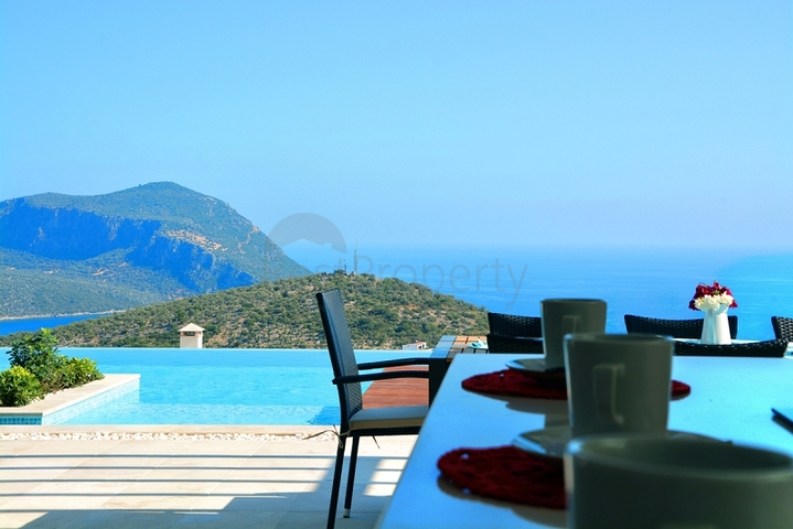Magnificent villa with sea view in Kalkan