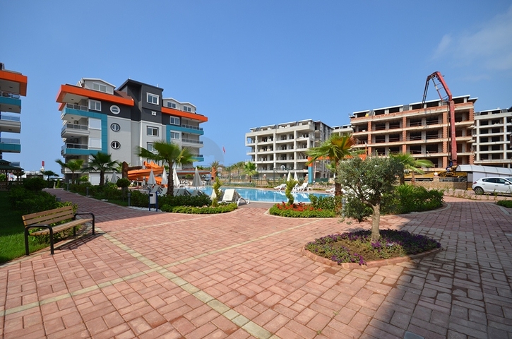 1+1 apartment in a hotel-plan complex in Kestel