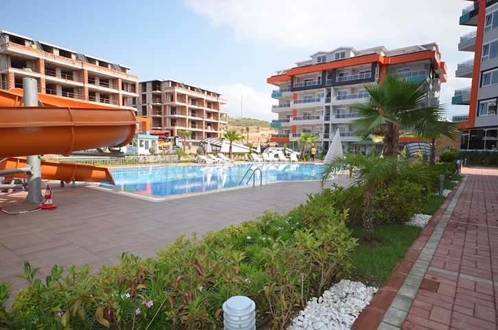 1+1 apartment in a hotel-plan complex in Kestel