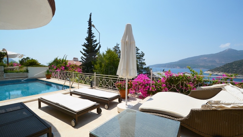          Beautiful villa with sea view in Kalamar area, Kalkan  