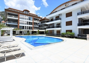 Apartments in a new modern complex in the center of Alanya