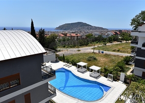Apartments in a new modern complex in the center of Alanya