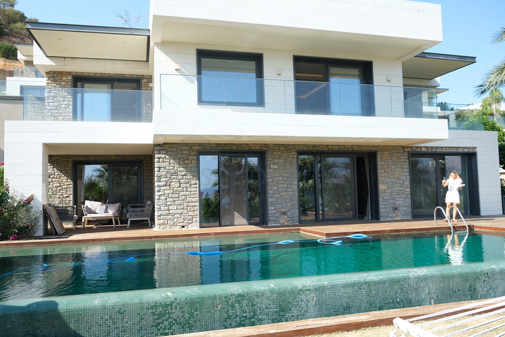 Luxury villas with view of island KOS 