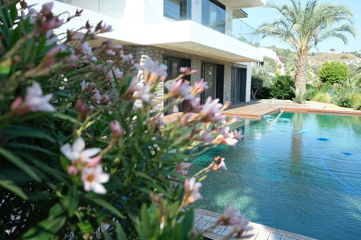 Luxury villas with view of island KOS 