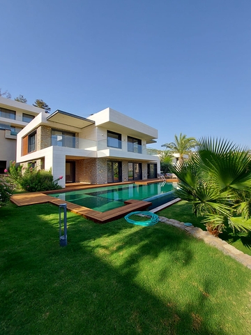 Luxury villas with view of island KOS 