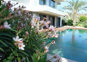 Luxury villas with view of island KOS 