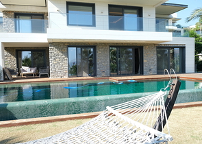 Luxury villas with view of island KOS 