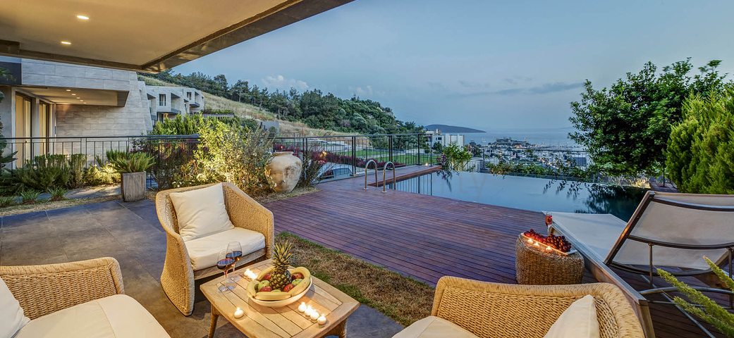 Villas and Penthouses with view of Bodrum Castle 