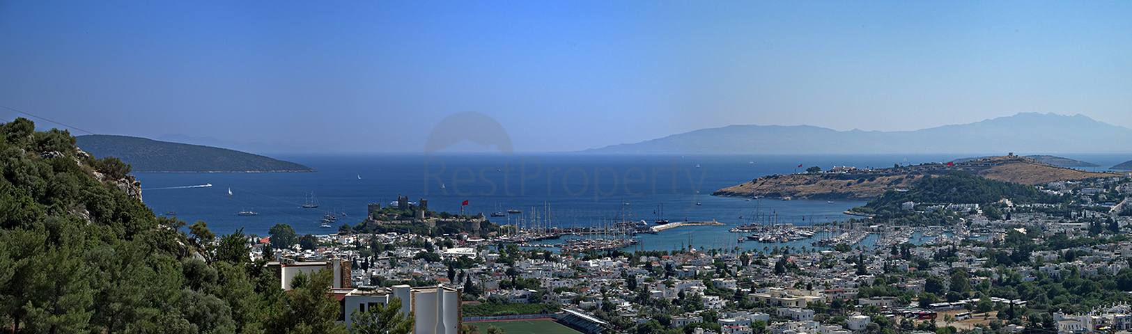 Villas and Penthouses with view of Bodrum Castle 
