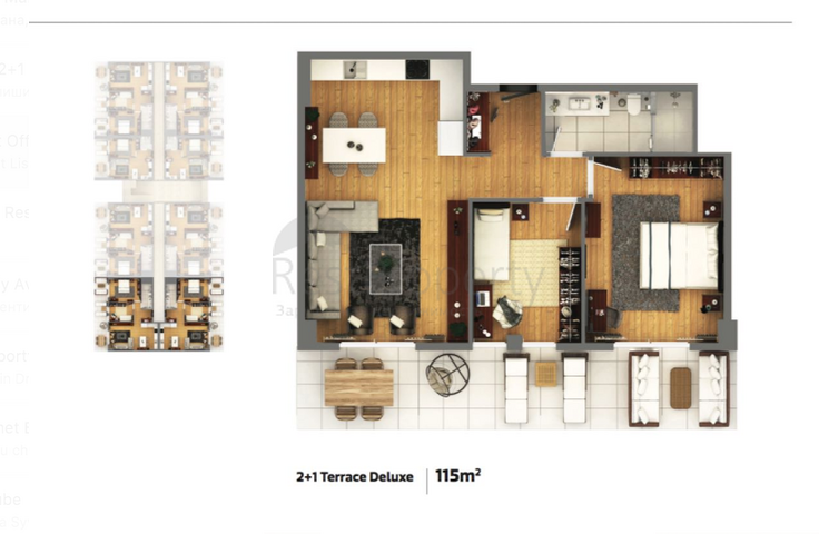 Elite project in Lara/Antalya only 400 m from the beach!
