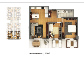 Elite project in Lara/Antalya only 400 m from the beach!