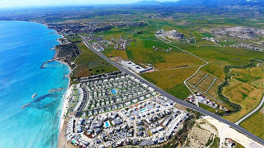 A new project right at the edge of the sea in North Cyprus!