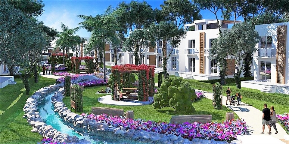 A new project right at the edge of the sea in North Cyprus!