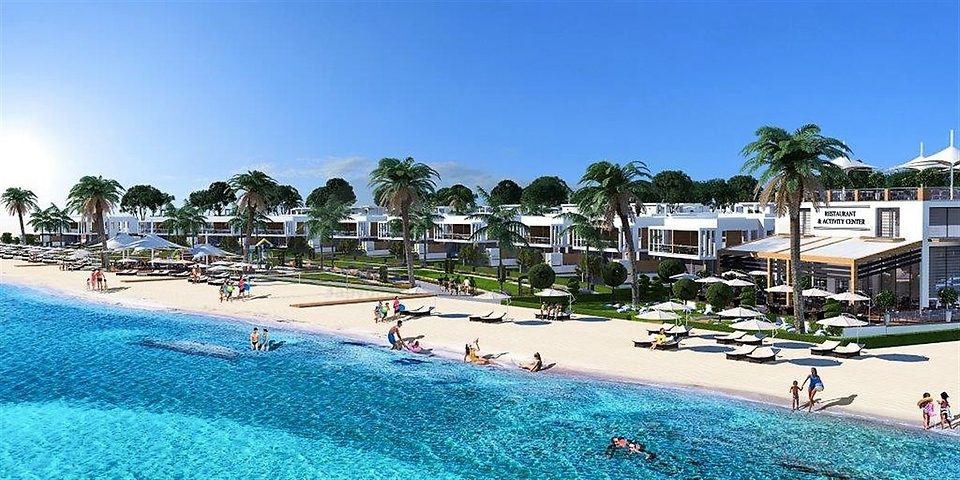 A new project right at the edge of the sea in North Cyprus!