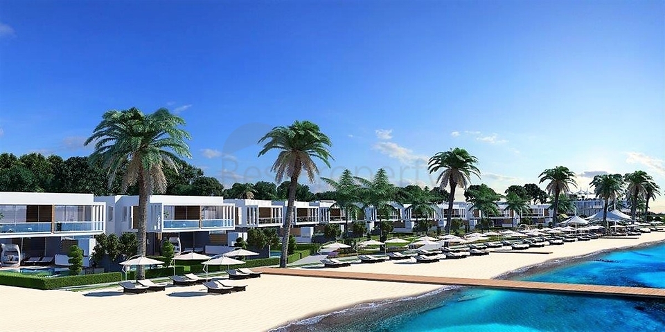 A new project right at the edge of the sea in North Cyprus!