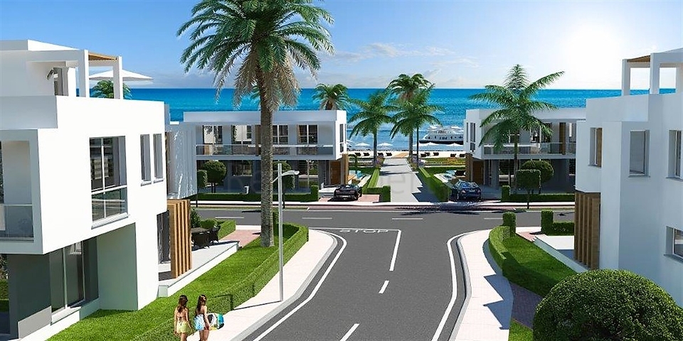 A new project right at the edge of the sea in North Cyprus!