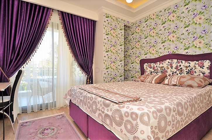 Luxury apartments for rent, with a 2+1 layout in the center of Alanya