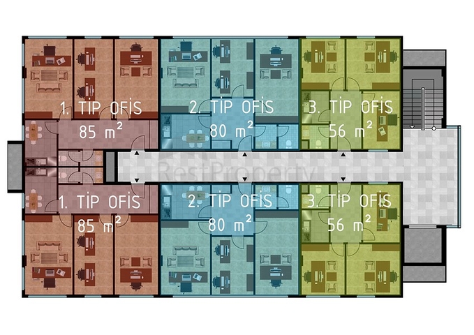 Suitable to Get Turkish Citizenship - New commercial Center in Oba / Alanya