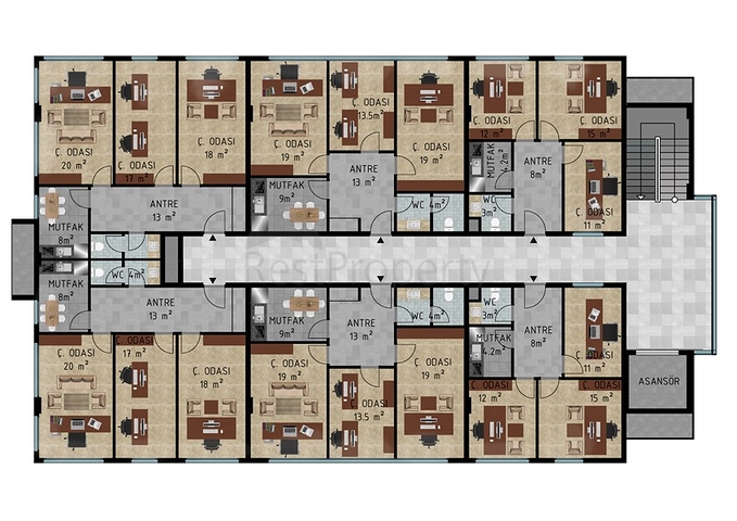 Suitable to Get Turkish Citizenship - New commercial Center in Oba / Alanya