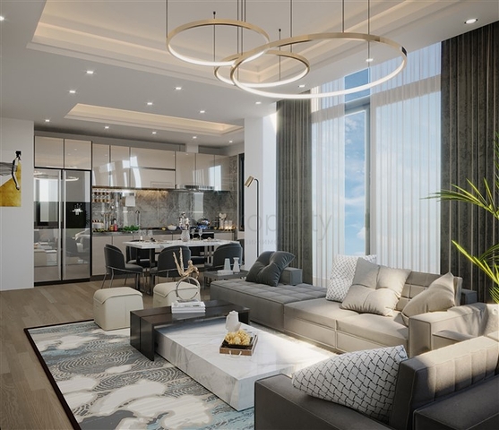 Duplex apartments in a new complex