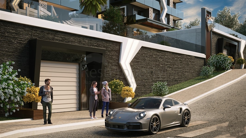 Duplex apartments in a new complex