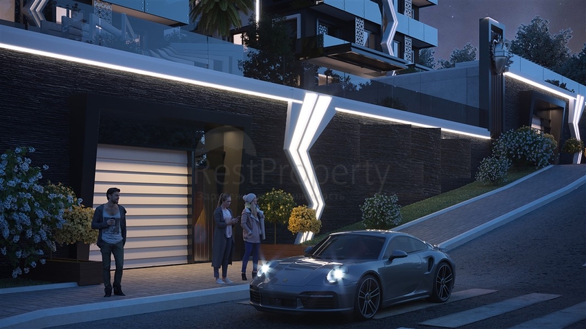 Duplex apartments in a new complex