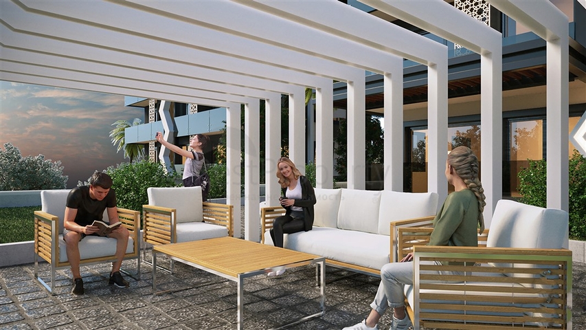 Duplex apartments in a new complex