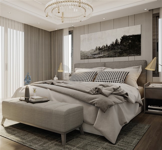 Duplex apartments in a new complex