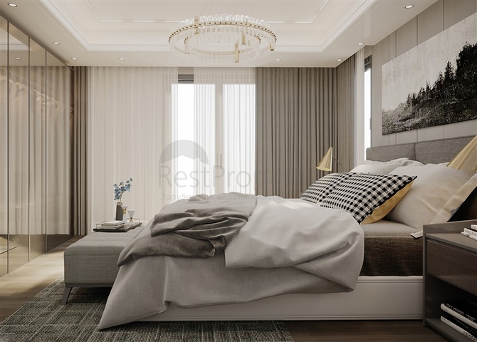 Duplex apartments in a new complex