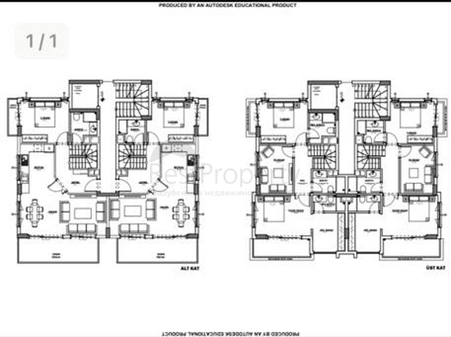 Duplex apartments in a new complex