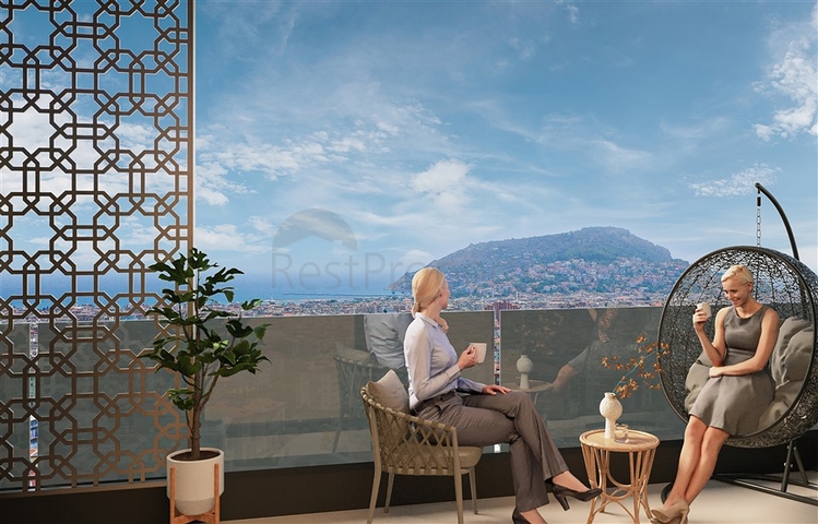 Duplex apartments in a new complex