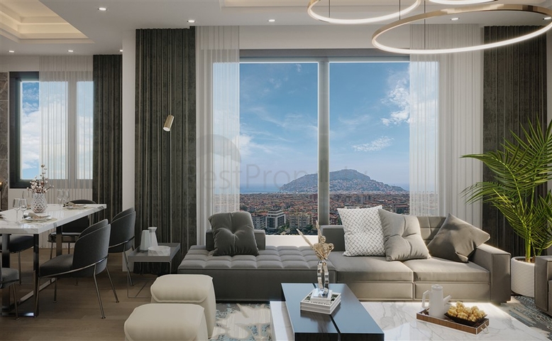 Duplex apartments in a new complex