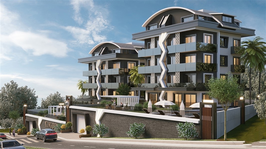 Duplex apartments in a new complex