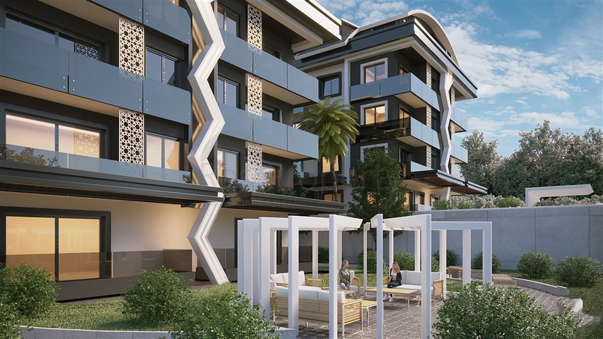 Duplex apartments in a new complex