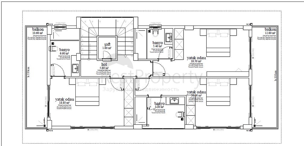 New investment project with mountain view in Kargicak district