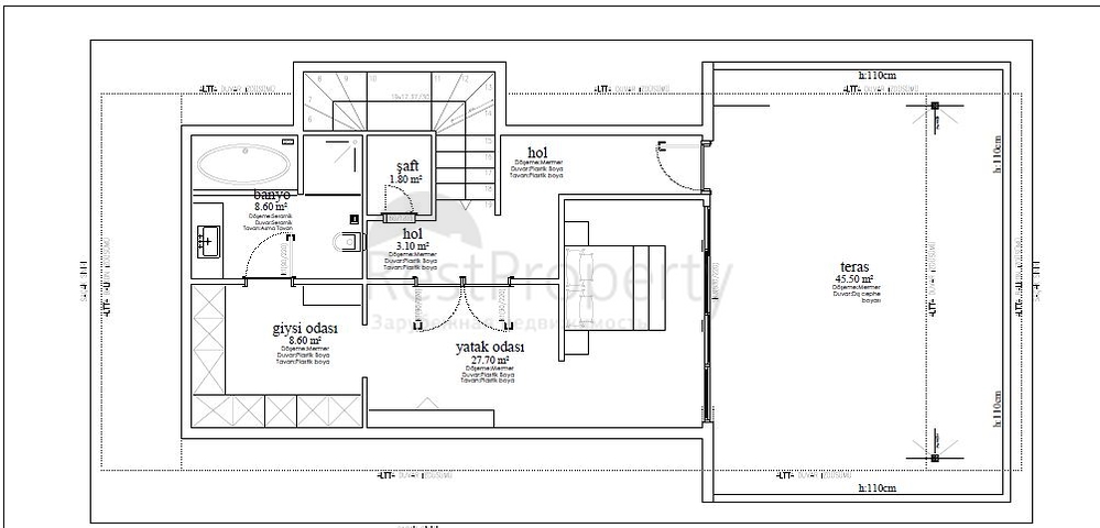New investment project with mountain view in Kargicak district
